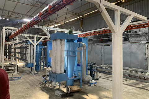 Commission of New Powder coating Facility