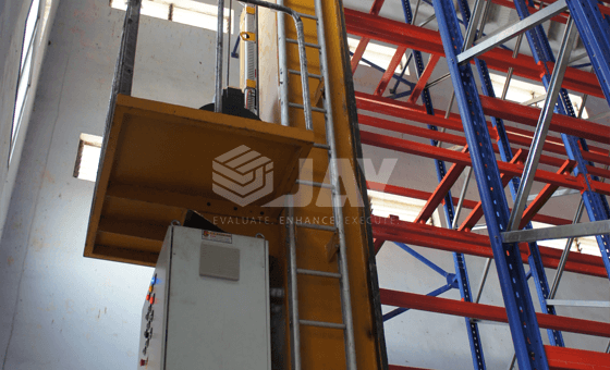 automated storage of warehouse materials