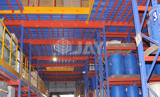 rack supported mezzanine floor