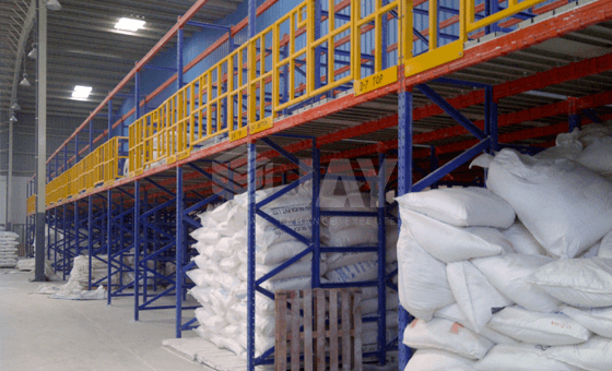 rack supported mezzanine floor