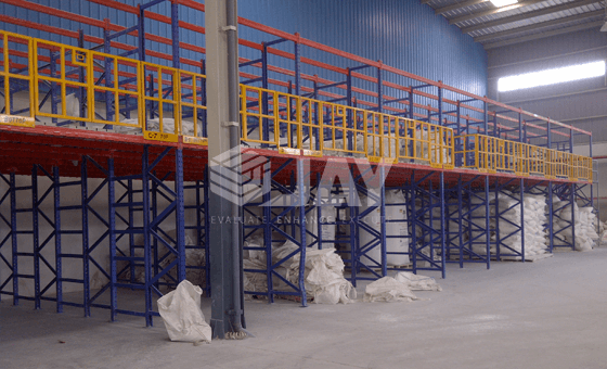 rack supported mezzanine floor