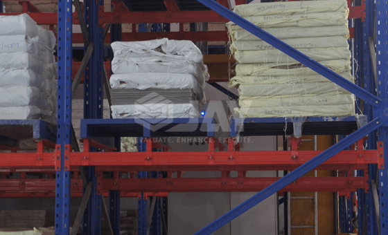 ASRS high bay pallet packing