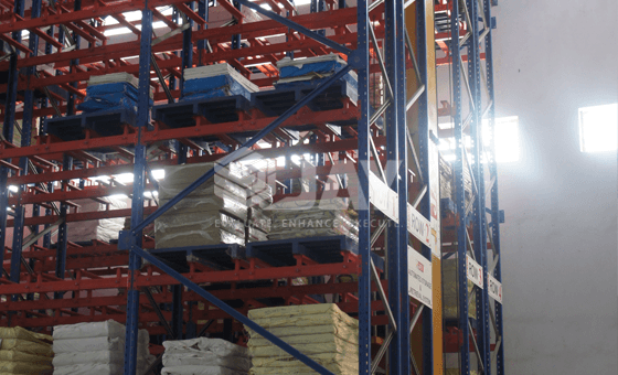 ASRS high bay pallet packing