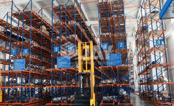 very narrow aisle racking